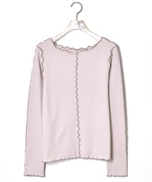 w closet | メロー切替長袖プルオーバー(トップス)