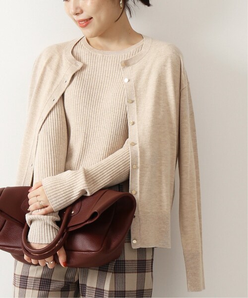 Spick & Span（スピックアンドスパン）の「W/Ry アンサンブルニット  