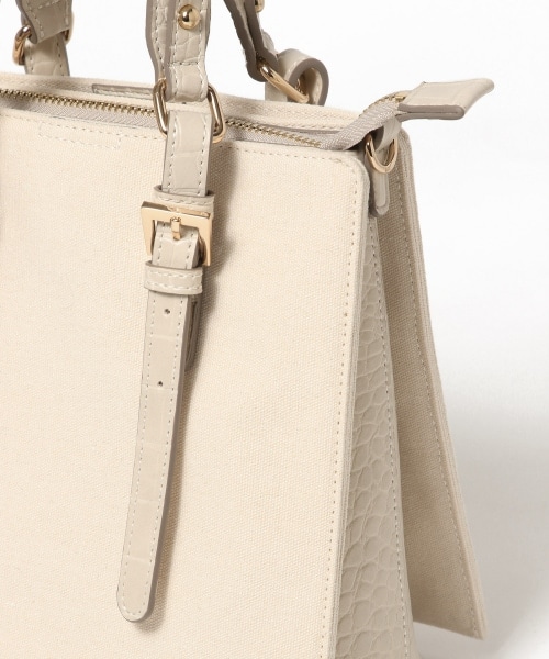 Andemiu（アンデミュウ）の「３パーテーショントート（バッグ・パイソン(NEW)/ライトグレー/ブラウン(NEW)/グリーン(NEW)）」の19枚目の写真