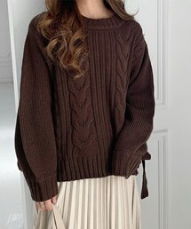 chocomee | サイドリボンニット(ニット/セーター)