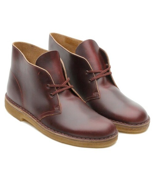 burgundy desert boots