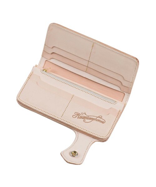 NineMicrophones（ナインマイクロフォンズ）の「【予約商品】LEATHER WALLET -Freedom I Want-【8月入荷予定】（アクセサリー・メンズ・BLACK/BROWN/BLUE/BURGUNDY/NAVY・FREE）」の4枚目の写真