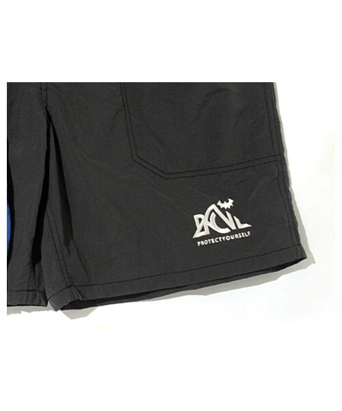 パンツ Back Channel outdoor nylon shorts Back Channel OUTDOOR NYLON SHORTS (REGULAR) - BLACK SUGAR