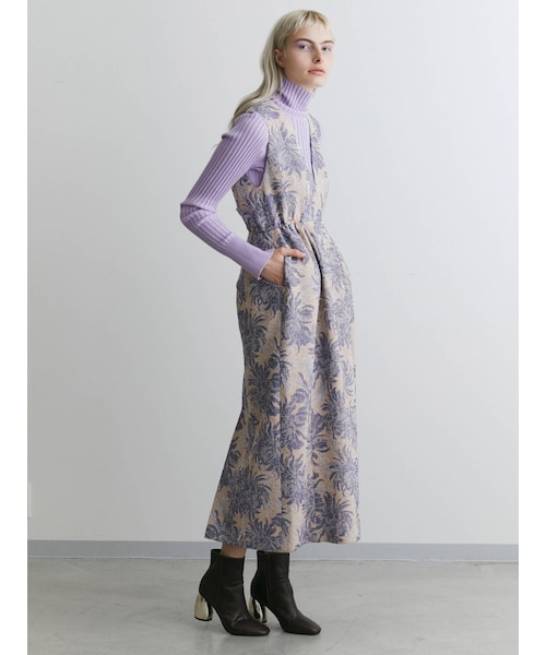 ELENDEEK★ジャガードコクーンワンピース ELENDEEK（エレンディーク）の「JACQUARD COCOON OP（ワンピース