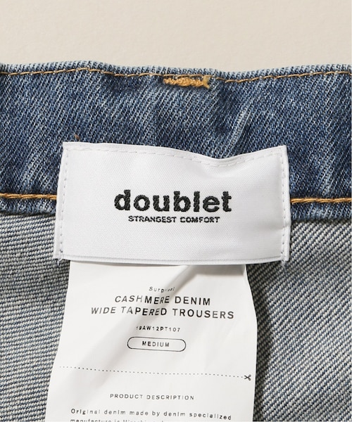 WISM（ウィズム）の「【doublet / ダブレット】 CASHMERE DENIM WIDE 