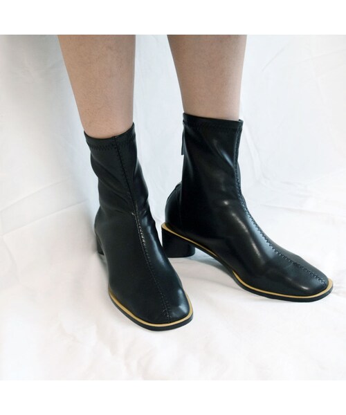 no brand（ノーブランド）の「Square Toe Socks Boots（ブーツ・レディース・その他）」の9枚目の写真