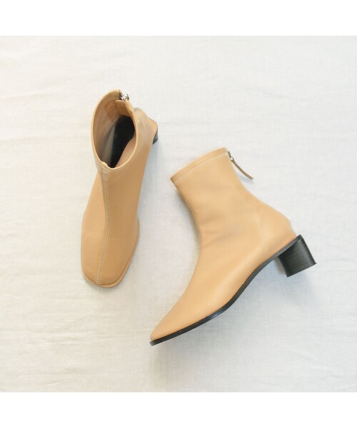 no brand（ノーブランド）の「Square Toe Socks Boots（ブーツ・レディース・その他）」の3枚目の写真