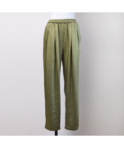 no brand（ノーブランド）の「サテンタックラフPT（その他パンツ・レディース・その他）」の8枚目の写真