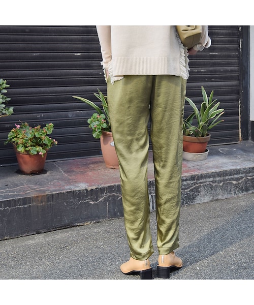 no brand（ノーブランド）の「サテンタックラフPT（その他パンツ・レディース・その他）」の5枚目の写真