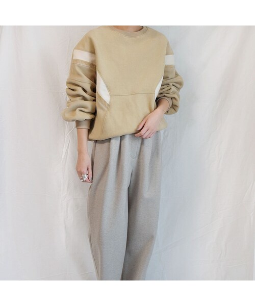 no brand（ノーブランド）の「ラインビッグスウェット裏起毛PO（スウェット・レディース・その他）」の9枚目の写真