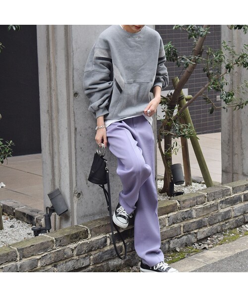 no brand（ノーブランド）の「ラインビッグスウェット裏起毛PO（スウェット・レディース・その他）」の4枚目の写真