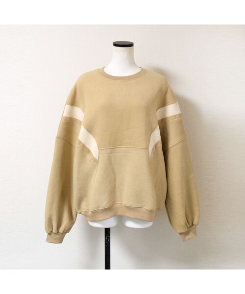 no brand（ノーブランド）の「ラインビッグスウェット裏起毛PO（スウェット・レディース・その他）」の10枚目の写真