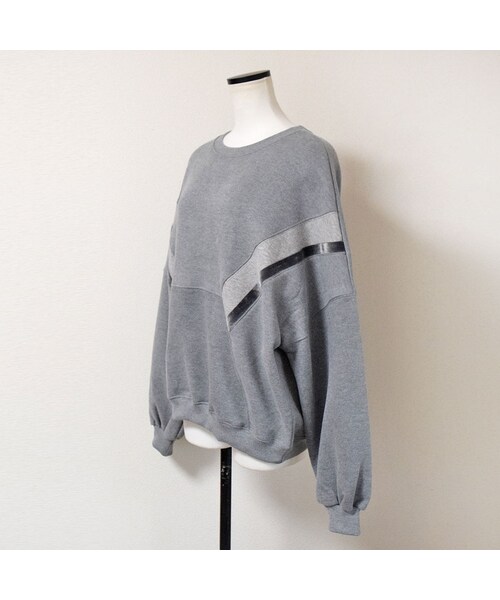 no brand（ノーブランド）の「ラインビッグスウェット裏起毛PO（スウェット・レディース・その他）」の15枚目の写真