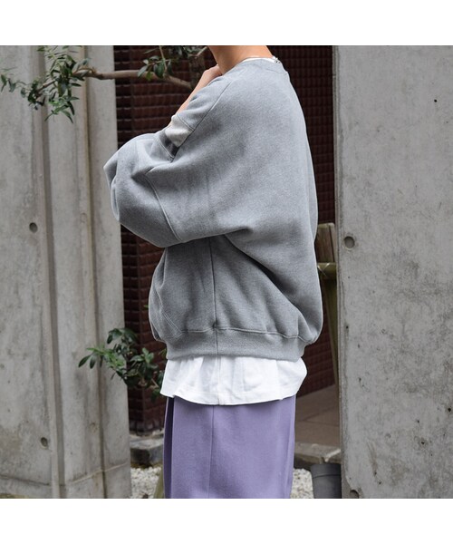 no brand（ノーブランド）の「ラインビッグスウェット裏起毛PO（スウェット・レディース・その他）」の5枚目の写真