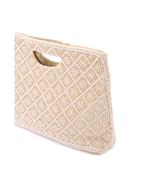 GRACE CONTINENTAL（グレースコンチネンタル）の「ビーズハンドバック（バッグ・レディース・キナリ/ブラック・F）」の4枚目の写真