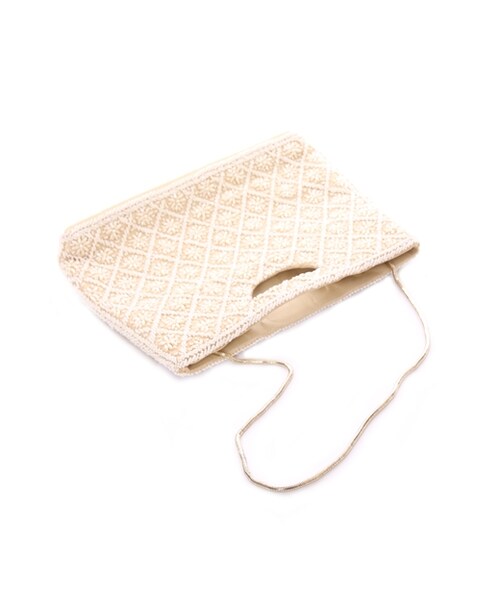 GRACE CONTINENTAL（グレースコンチネンタル）の「ビーズハンドバック（バッグ・レディース・キナリ/ブラック・F）」の6枚目の写真