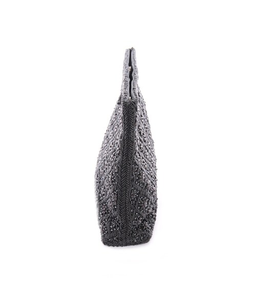 GRACE CONTINENTAL（グレースコンチネンタル）の「ビーズハンドバック（バッグ・レディース・キナリ/ブラック・F）」の7枚目の写真