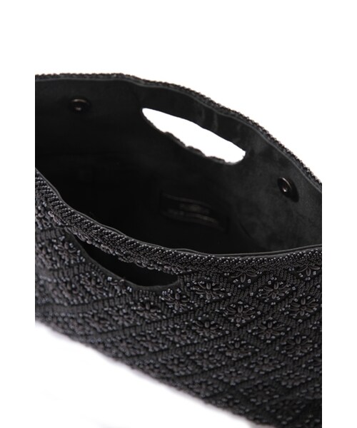 GRACE CONTINENTAL（グレースコンチネンタル）の「ビーズハンドバック（バッグ・レディース・キナリ/ブラック・F）」の10枚目の写真