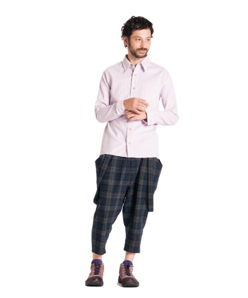 glamb(グラム)の「Elran suspender pants(パンツ・メンズ・Gray/Check・Size1/Size2/Size3/Size4)」の16枚目の写真