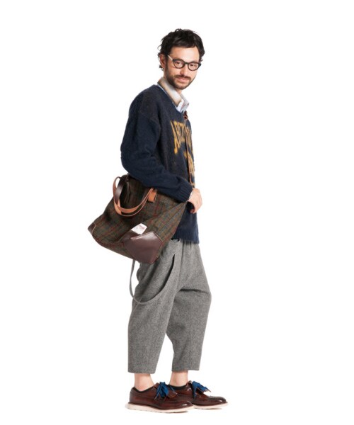 glamb(グラム)の「Elran suspender pants(パンツ・メンズ・Gray/Check・Size1/Size2/Size3/Size4)」の13枚目の写真