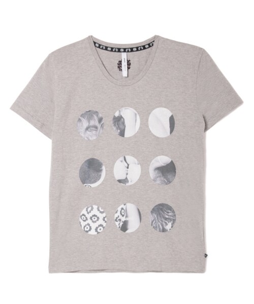 glamb（グラム）の「Dot clipping T（トップス・メンズ・White/Black/Moku gray/Pink・Size1/Size2/Size3/Size4）」の3枚目の写真