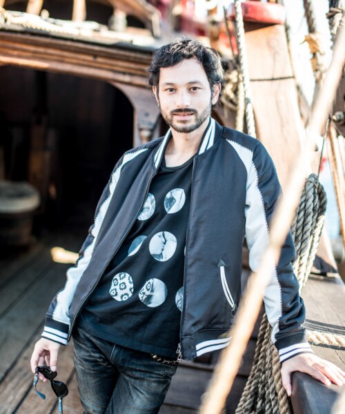 glamb（グラム）の「Dot clipping T（トップス・メンズ・White/Black/Moku gray/Pink・Size1/Size2/Size3/Size4）」の8枚目の写真