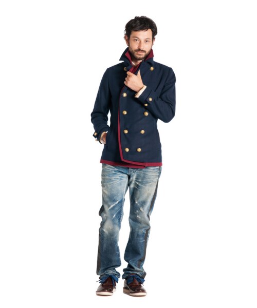 glamb（グラム）の「Crawford P-coat（ジャケット/アウター・メンズ・Navy/Black・Size1/Size2/Size3/Size4）」の9枚目の写真