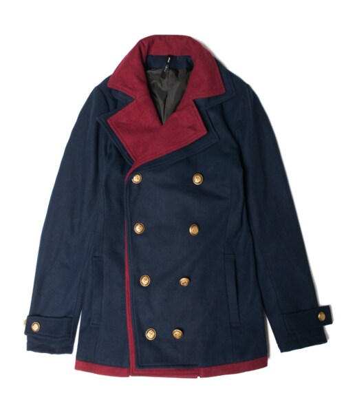 glamb（グラム）の「Crawford P-coat（ジャケット/アウター・メンズ・Navy/Black・Size1/Size2/Size3/Size4）」の3枚目の写真