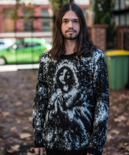 glamb（グラム）の「Shaggy maria knit（トップス・メンズ・Black・Size1/Size2/Size3/Size4）」の6枚目の写真