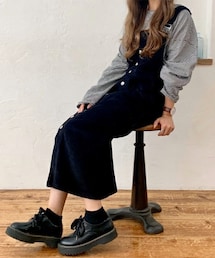 chocomee | コーデュロイジャンスカ(つなぎ/オールインワン)