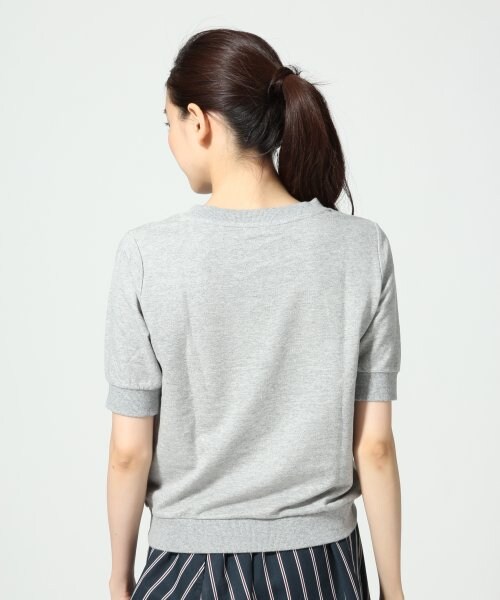 LOWRYS FARM(ローリーズファーム)の「インレイビジュープルオーバーショートスリーブ(トップス・レディース・オフ/グレー/ネイビー・M/L)」の5枚目の写真