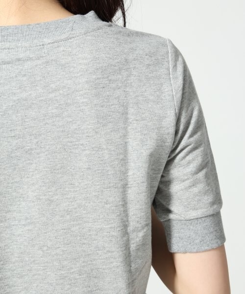 LOWRYS FARM(ローリーズファーム)の「インレイビジュープルオーバーショートスリーブ(トップス・レディース・オフ/グレー/ネイビー・M/L)」の9枚目の写真