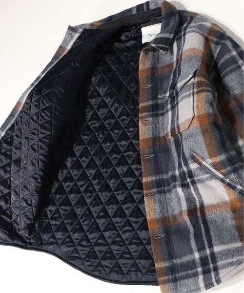 GOLD／WOOL ALPACA SHAGGY CHECK CPOジャケット JOURNAL STANDARD（ジャーナルスタンダード）の「【GOLD/ゴールド