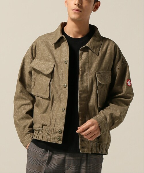 ジャケット・アウター c.e Cavempt Grey Noise Button Jacket 大人気，爆買い】 c.e cavempt GREY NOISE BUTTON JACKET