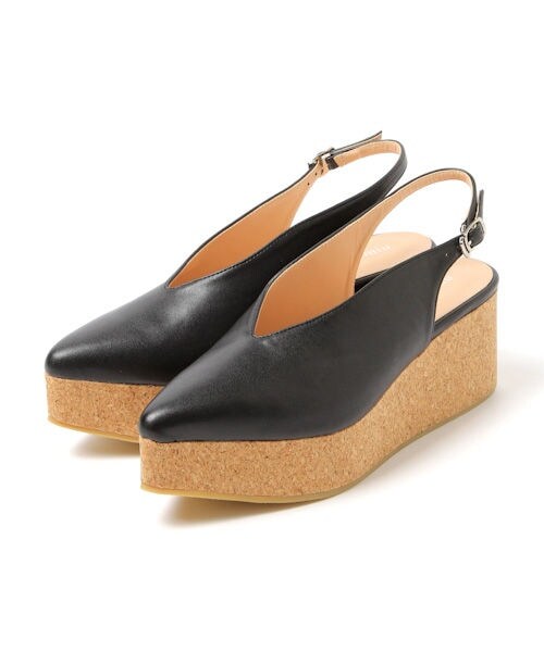 Andemiu（アンデミュウ）の「アツゾコストラップミュール（シューズ・ホワイト/ブラック/ベージュ）」の2枚目の写真