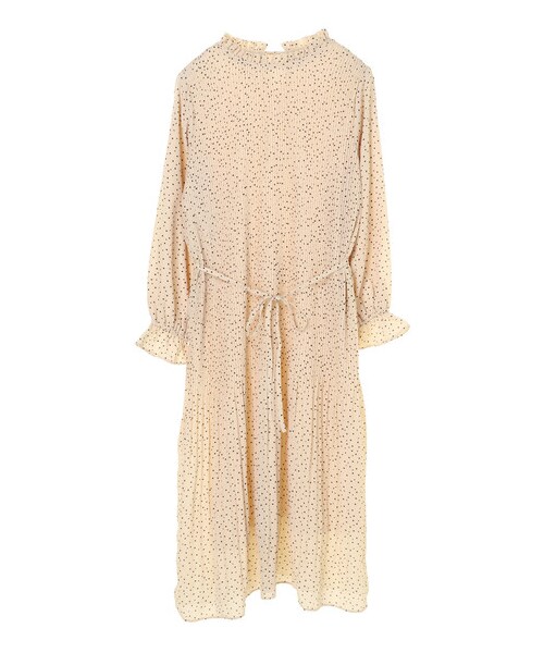 earth music&ecology（アースミュージックアンドエコロジー）の「プリーツワンピース（ワンピース/ドレス・ブラック/ブルーグリーン/ドット/ドットブラック・F）」の17枚目の写真