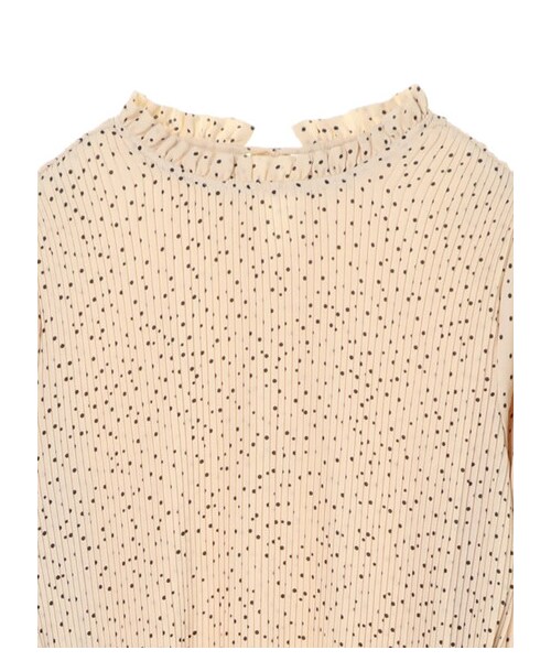 earth music&ecology（アースミュージックアンドエコロジー）の「プリーツワンピース（ワンピース/ドレス・ブラック/ブルーグリーン/ドット/ドットブラック・F）」の10枚目の写真