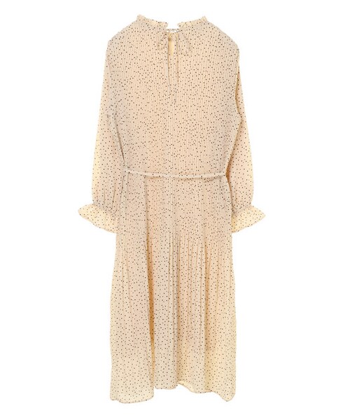 earth music&ecology（アースミュージックアンドエコロジー）の「プリーツワンピース（ワンピース/ドレス・ブラック/ブルーグリーン/ドット/ドットブラック・F）」の9枚目の写真