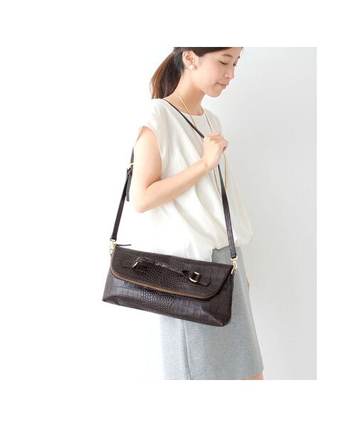 URBAN RESEARCH DOORS（アーバンリサーチドアーズ）の「POPCORN　2WAY CLUTCH（バッグ・レディース・NERO/CHACO・FREE）」の3枚目の写真