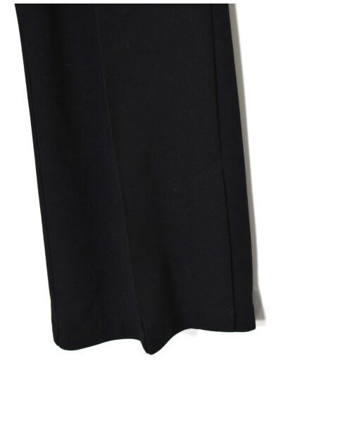 w closet（ダブルクローゼット）の「ツイルカットジョーゼット セミフレアパンツ（パンツ・レディース・アイボリー/ベージュピンク/キミドリ/グリーン/ブラック・FREE/23.5/24.5）」の16枚目の写真