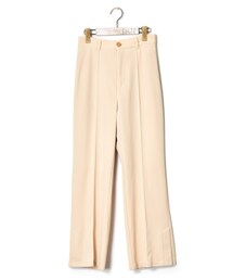 w closet | ツイルカットジョーゼット セミフレアパンツ(パンツ)
