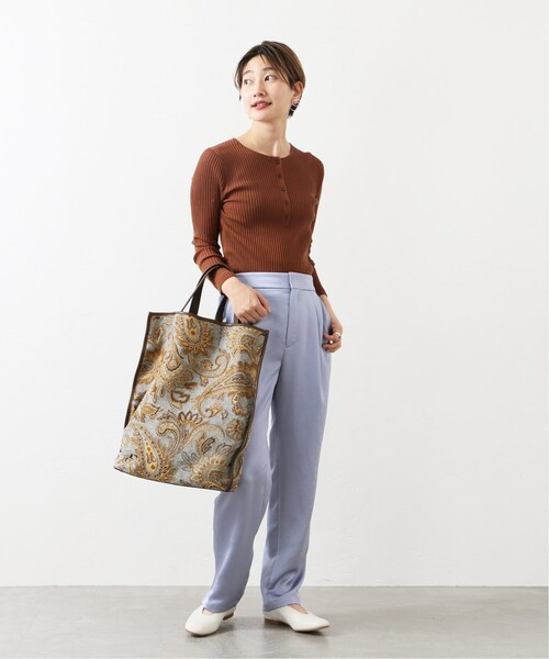 JOURNAL STANDARD(ジャーナルスタンダード)の「《予約》ペイズリーバッグ◆(バッグ・カーキ/フリー/在庫あり)」の5枚目の写真