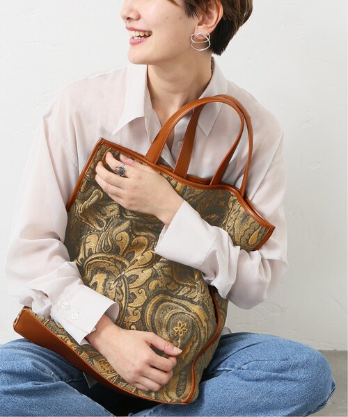 JOURNAL STANDARD(ジャーナルスタンダード)の「《予約》ペイズリーバッグ◆(バッグ・カーキ/フリー/在庫あり)」の1枚目の写真