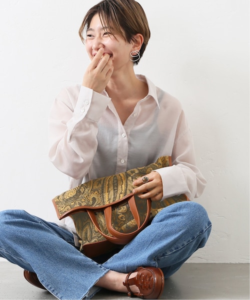 JOURNAL STANDARD(ジャーナルスタンダード)の「《予約》ペイズリーバッグ◆(バッグ・カーキ/フリー/在庫あり)」の3枚目の写真