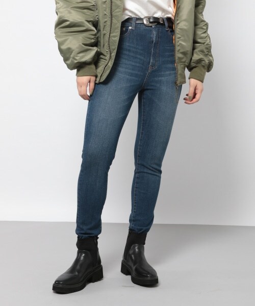 PAGEBOY（ページボーイ）の「ストレッチデニムスキニー20SS（パンツ・レディース・ブラック/ブルー/インディゴ・S(25inch)/M(26inch)/L(27inch)）」の2枚目の写真