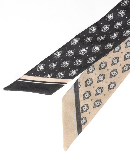 PAGEBOY（ページボーイ）の「ヴィンテージコモンスカーフ（ファッション雑貨・ブラック/ベージュ）」の10枚目の写真