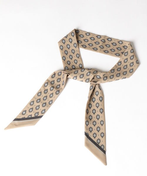 PAGEBOY（ページボーイ）の「ヴィンテージコモンスカーフ（ファッション雑貨・ブラック/ベージュ）」の7枚目の写真