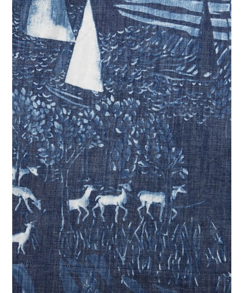 45R（フォーティファイブアール）の「ワンダーランドプリントのスカート（インディゴ）（その他・その他）」の10枚目の写真