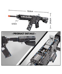 no brand（ノーブランド）の「レゴ互換 銃 M4カービン M4A1 アメリカ軍