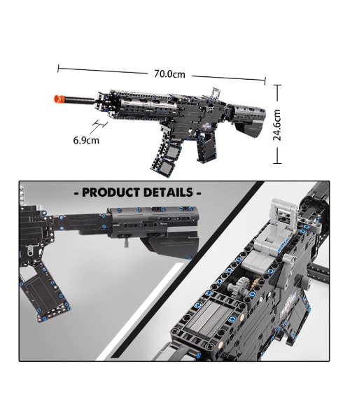 no brand（ノーブランド）の「レゴ互換 銃 M4カービン M4A1 アメリカ軍